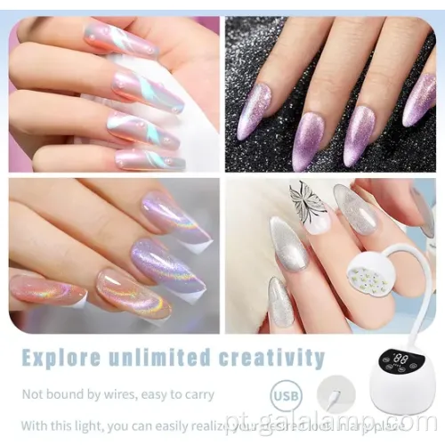 Secador de unhas: lâmpada LED UV para esmalte em gel